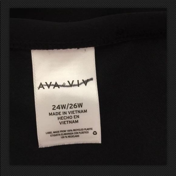 Ava & Viv 20/22 24/26 Ruched High Bikini Bottoms - Picture 8 of 8